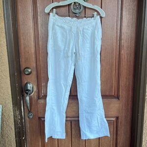 Women's White Roxy Pants